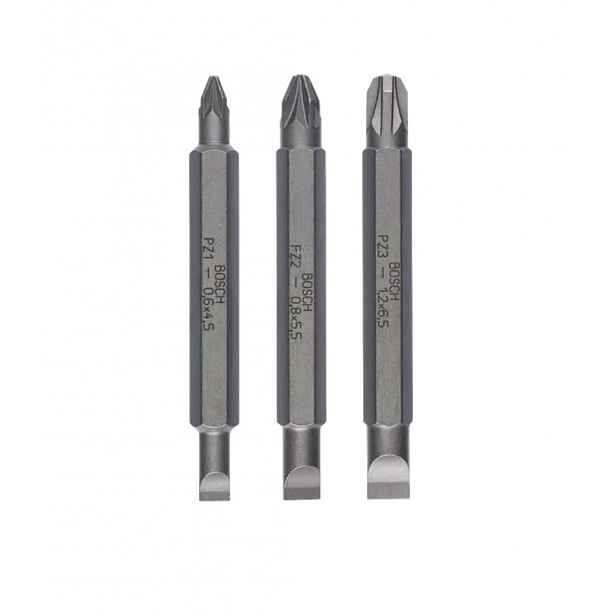 Bosch - 3dílná sada oboustranných bitů, délka 60 mm 2607001747