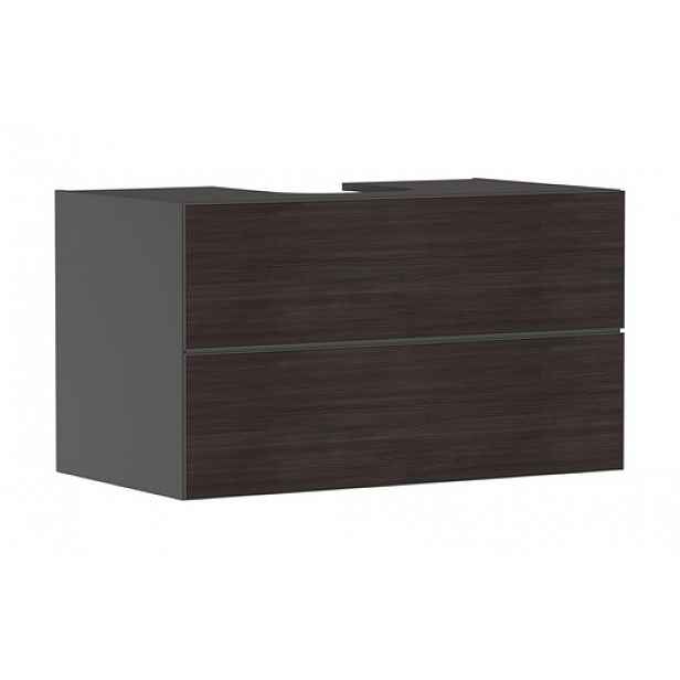 Skříňka pod umyvadlo pod desku Hansgrohe Xevolos E 98x55,5x55 cm břidlicová matná šedá mat 54192730