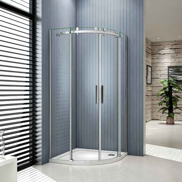 Stacato PERPETUA LINE čtvrtkruhová sprchová zástěna 900x900MM