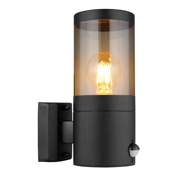 Venkovní nástěnné svítidlo Snímač pohybu IP44 Moderní E27 Globo Lighting