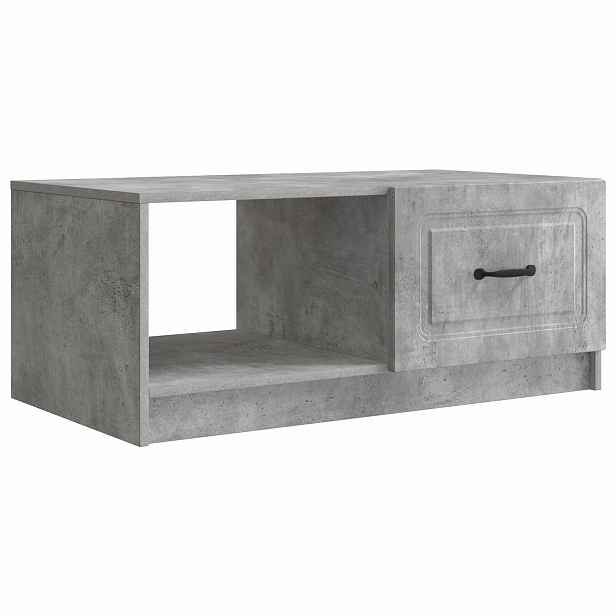 vidaXL Konferenční stolek Betonově šedá 90 x 50 x 37 cm