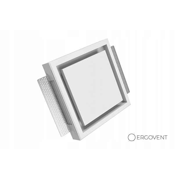 Stylový sádrový anemostat Ergovent 125 mm čtverec