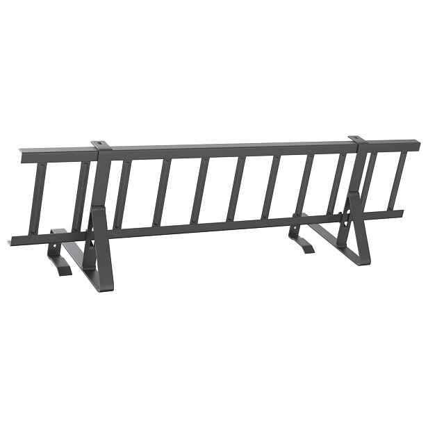 vidaXL Střešní záchytník sněhu Antracitová 100 x 29,5 x 34,5 cm Ocel