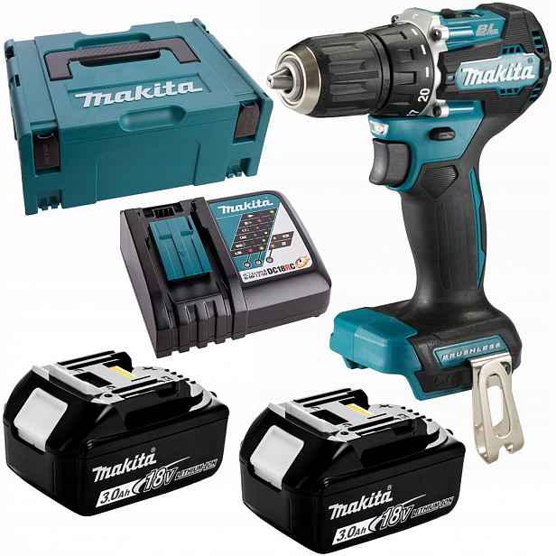 Aku Šroubovák 18V, 40 Nm, 2-rychlostní 2x3 Ah Lxt Xpt Makita DDF487RFJ