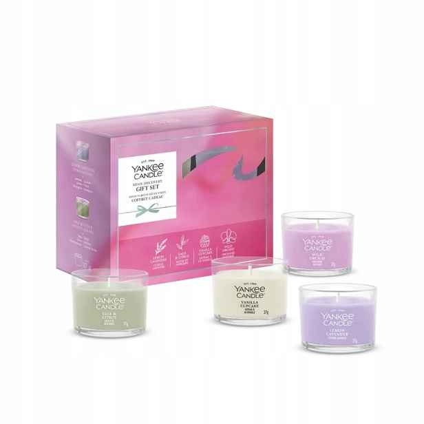 Dárková sada Yankee Candle 4 mini svíčky