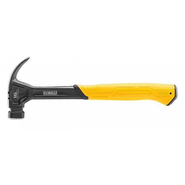 DeWALT - Ocelové kladivo 454 g, zahnutý nos kladiva, hladká hlava DWHT51002-0