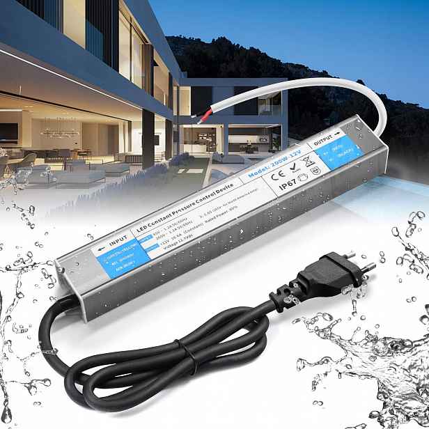 Led zdroj 12V 200W 16,6A Slim Vodotěsný IP67
