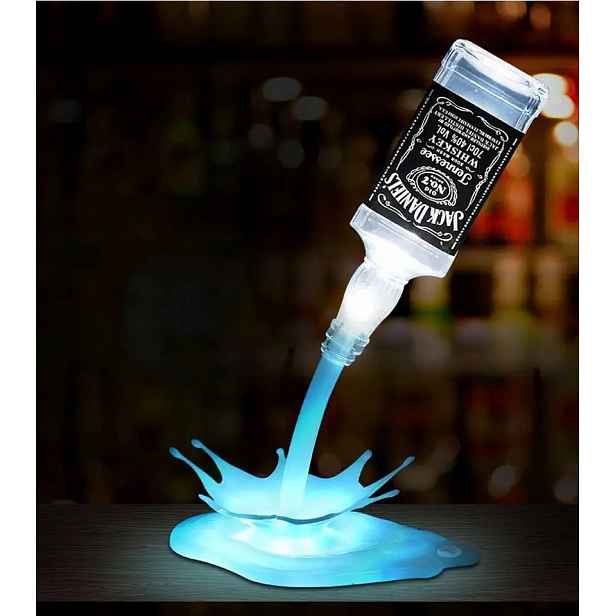 Stojan Na Víno, Whisky, Ledová Láhev S Led Podsvícením, 3D Ozdoba Na Párty