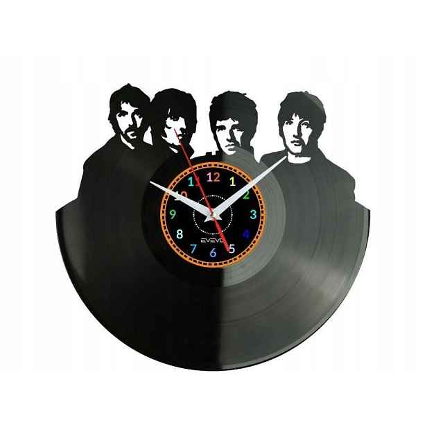 Oasis Dárek Originální dekorace do domu Hodiny z vinylové desky