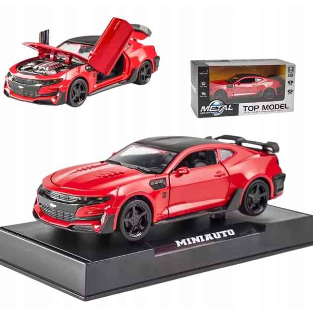 Model Auta Chevrolet box Camaro Měřítko 1:32 Sběratelská figurka