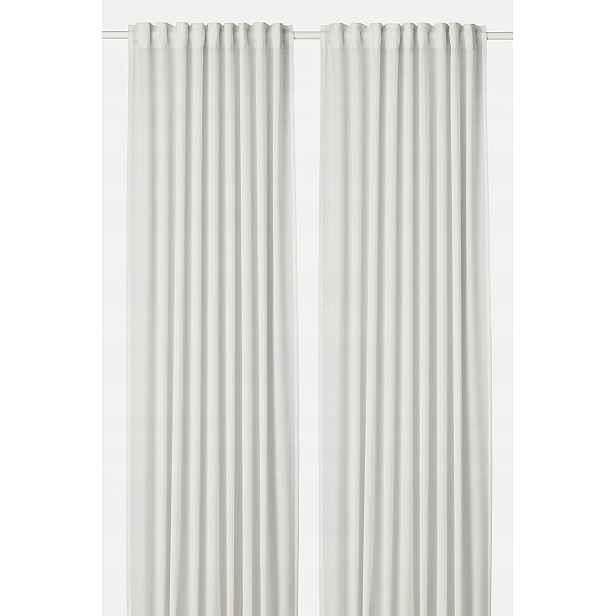 Stínící záclony Hilja, 1 pár, bílá na pásce, 145 x 250 cm, 3,63 m²