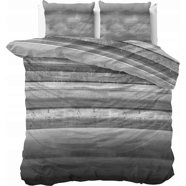 Westwing Povlečení Marcus 240x200/220 2 polštáře 60x70 Antracit