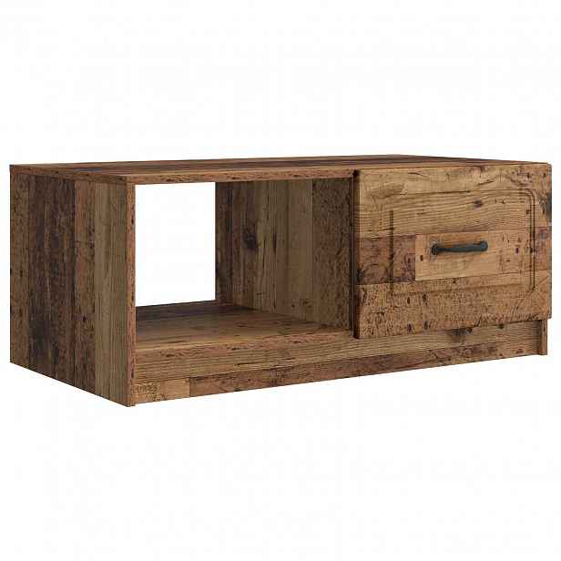 vidaXL Konferenční stolek Staré dřevo 90 x 50 x 37 cm Kompozitní dřevo