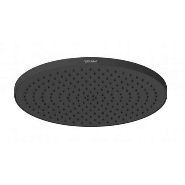 Duravit - Hlavová sprcha, průměr 23 cm, MinusFlow, matná černá UV0662017046