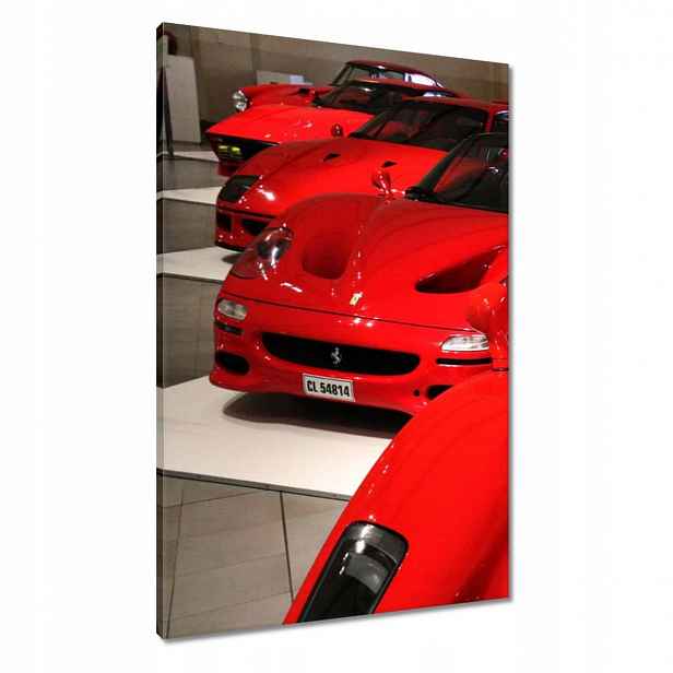 Obrazy 60x90 Červené Ferrari
