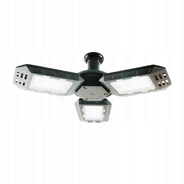 Led dílenská lampa 50W E27 4000K černá