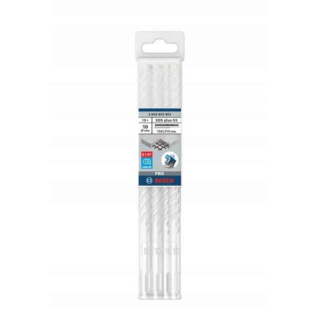 Sada Vrtáků Sds PLUS-5X 10X150X210MM 10 Ks Bosch 2608833903