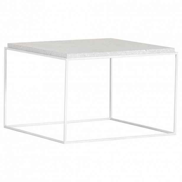 Boxxx KONFERENČNÍ STOLEK, bílá, kámen, kov, 60/60/40 cm