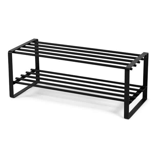 Černý kovový botník 70x29x27 cm Rex – Spinder Design