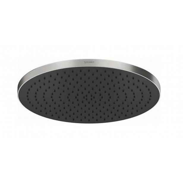 Duravit - Hlavová sprcha, průměr 23 cm, MinusFlow, kartáčovaný nerez UV0662017070