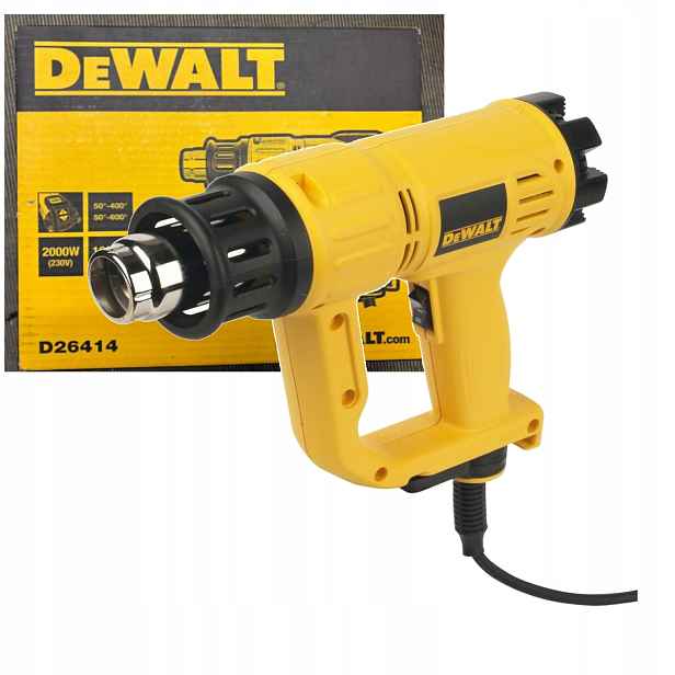 Horkovzdušná Pistole 2000 W Regulace Teploty 50-600 °C Dewalt D26414