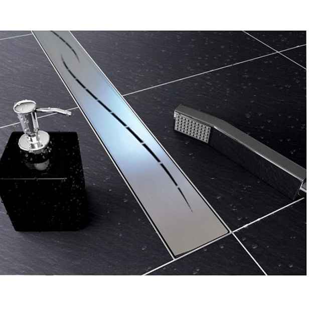 Kryt Horní Kryt Pro Podlahový Lineární Odtok M8 Chrom 130 cm