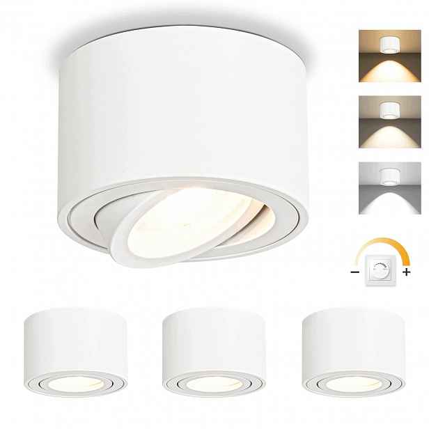Led světlomety Výrobce Model Bílé Na omítku Stmívatelné Výklopné 3 kusy