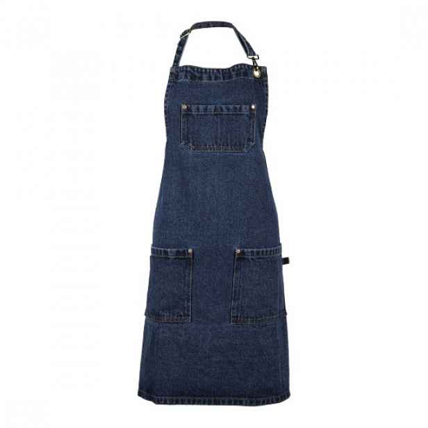 Kuchyňská zástěra „Denim“, modrá - Tiseco