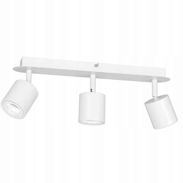Luminex Demia Lišta 3 Reflektory GU10 8W Bílá Kovová Nastavitelná
