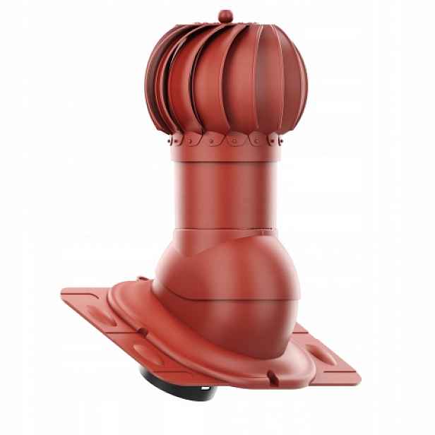 Rotační krb Rotoline univerzální, průměr 150 mm, kulatý, červený