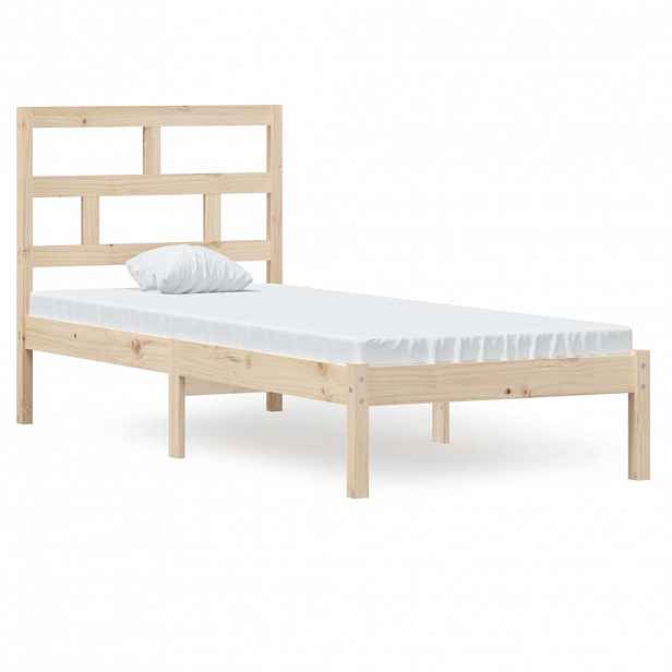 vidaXL Rám postele 75 x 190 cm Small Single masivní dřevo