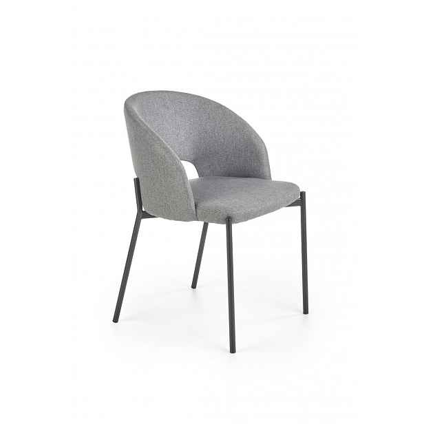 HALMAR Designová židle Brinne šedá