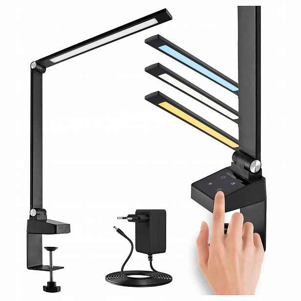 Led lampička na psací stůl pro práci s nastavitelným dotykem 10W 5 barev Držák