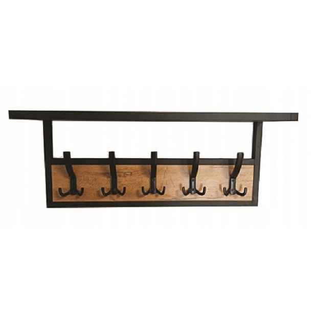 Věšák Panama Loft 100 CM Industriální Alu. Výběr barvy desky!