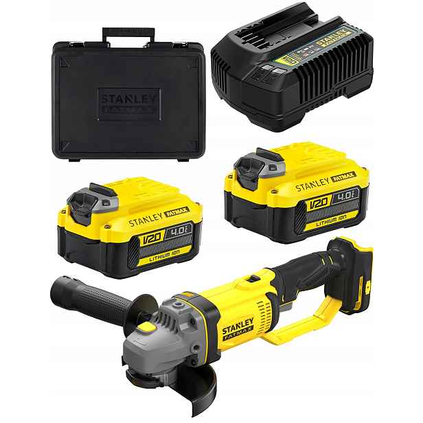 Bruska 125 mm 18V 2x4Ah V20 Stanley SFMCG400M2K