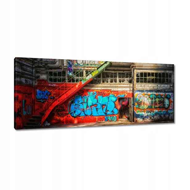 Obrazy 100x40 Graffiti Pouliční umění