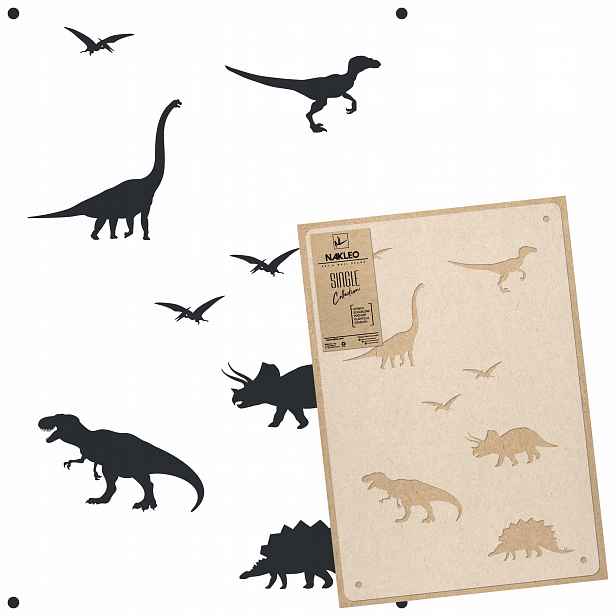 Šablona malířská Vícenásobná L 59x95 cm Prehistorický Vzor Dino Dinosauři