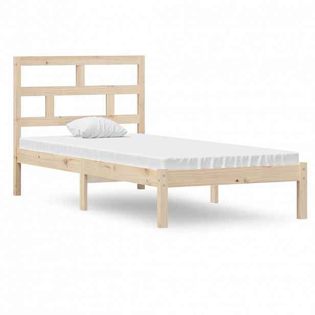 vidaXL Rám postele 90 x 190 cm Single masivní dřevo