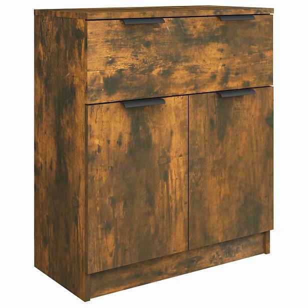 vidaXL Příborník kouřový dub 60 x 30 x 70 cm kompozitní dřevo