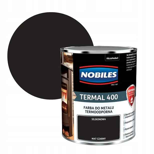 Nobiles Termal 400 Černý 0,7 L Barva Odolná Vůči Vysokým Teplotám