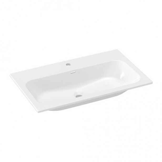 Ravak Chrome Slim nábytkové umyvadlo 80,5x49 cm otvor pro baterii uprostřed XJX01180002