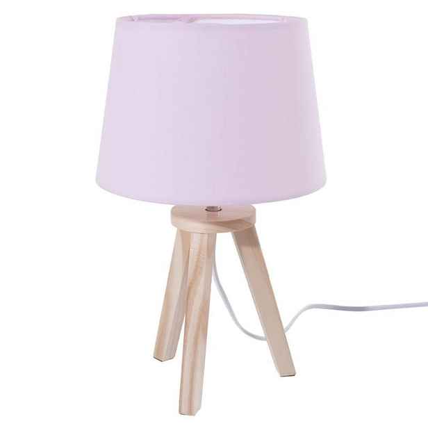 ATMOSPHERA Noční lampa s růžovým stínidlem 31 cm