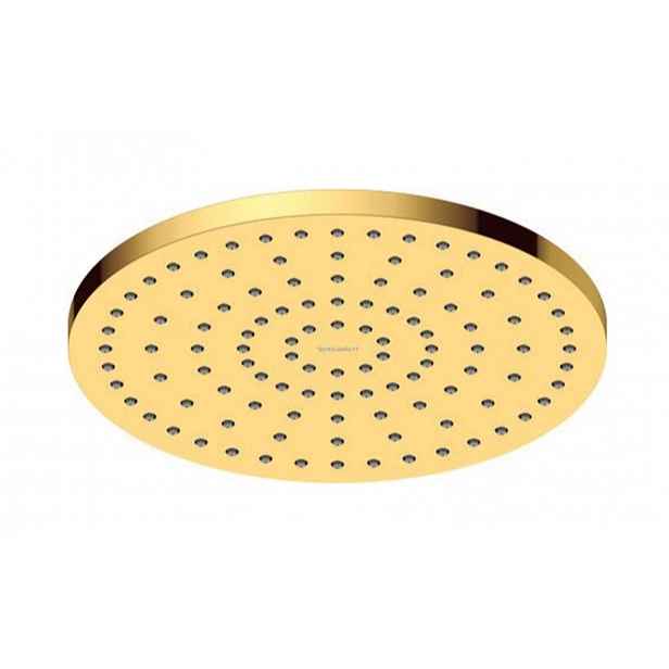 Duravit - Hlavová sprcha, průměr 25 cm, MinusFlow, zlatá UV0662018034