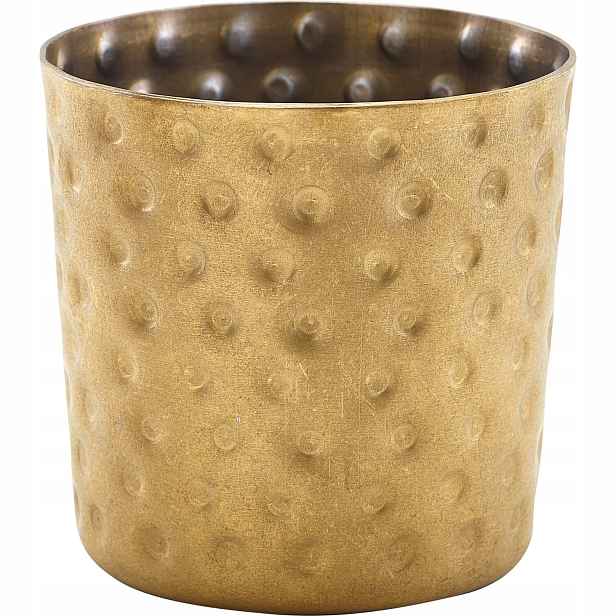 Genware Servírovací miska nerezová, výška: 82 mm, ø: 85 mm, zlatá