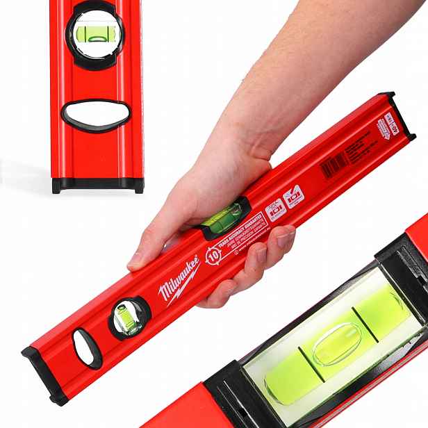 Vodováha 40 cm Aluminiová Slim Waserwaga Profesionální vodováha Přesná