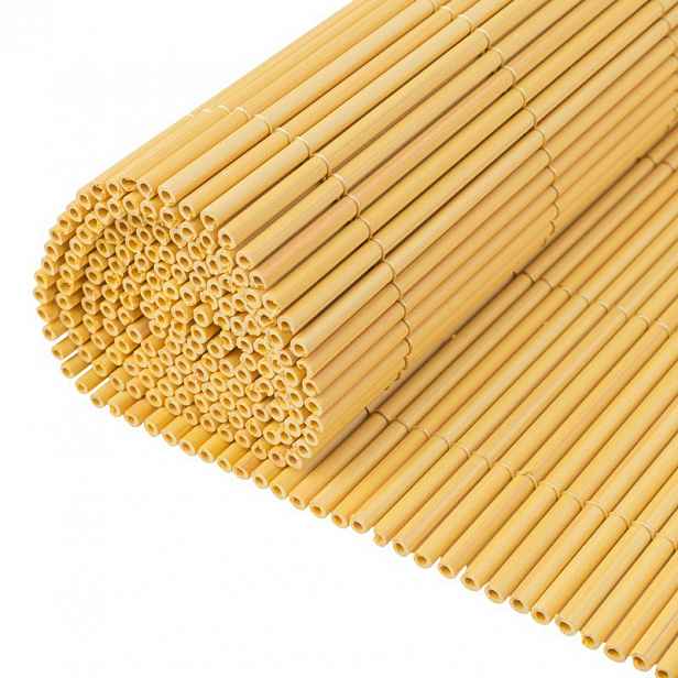 Balkonová Podložka Na Terasa Balkon Oplocení Bambusová Pvc 100x300 Gmw