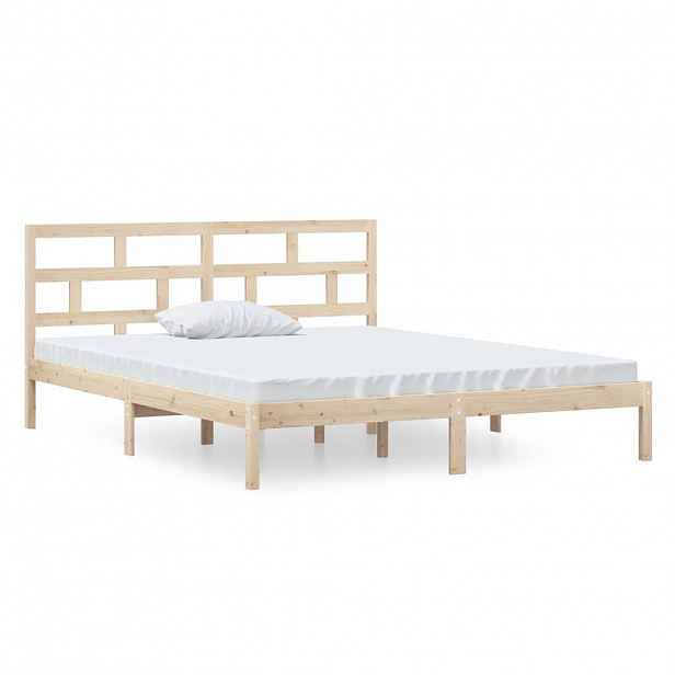 vidaXL Rám postele 120 x 190 cm Small Double masivní dřevo