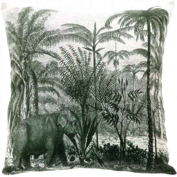 Dekorační polštářek EXOTIC 45x45 cm, zelený