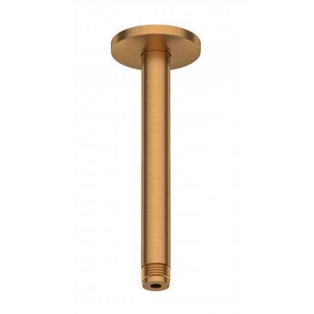 Duravit - Sprchové rameno stropní, 21 cm, kartáčovaný bronz UV0670025004
