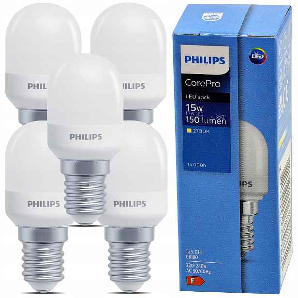 Philips Led žárovka E14 1,7W 15W 150lm 2700K EyeComfort CorePro T25 5x